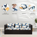 Cushion Covers, 8 Pack Stretch Outdoor Covers in Chrysanthemum