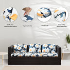 Cushion Covers, 8 Pack Stretch Outdoor Covers in Chrysanthemum