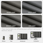 Joydeco Blackout Patio Sliding Door Curtains 90 Inches Long, Grommet Privacy Room Divider Curtains, Extra Wide Thermal Blackout Drapes for Bedroom Living Room (Light Grey, 70Wx90L, 1 Panel)