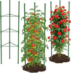 3 Pack Extra Larger Tomato Cages, 51in*17in Adjustable Tomatoes Plant Stakes Support Cages Trellis for Garden, Garden Trellis for Vegetable Flowers Fruits Climbing Plants
