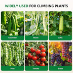 Cucumber Trellis for Raised Bed, U-Shape Garden Arch Metal Support for Climbing Plants, Metal Arch Plant Support Vegetables Trellis, Plant Support for Vine(Green, 63 * 30 * 47inch(L*W*H))