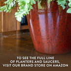 Classic Home and Garden Premiere Collection Planter Vogue, 8", Patina Copper