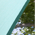 Amgo Custom Size 10' x 19' x 21.5' Turquoise Triangle Sun Shade Sail Order to Make Canopy Awning UPF50+ AGSLT, 95% UV Blockage, Water & Air Permeable, 200GSM Commercial Standard (We Customize)