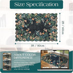 Outdoor Rug, 2 x 3 ft Polyester Entryway Mat with Non-Slip Rubber Backing
