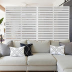 Metal Privacy Screen for Outdoor & Indoor Use, Free Standing Privacy Screen for - Image 7