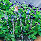 Decorative Garden Stakes DIY Kit with 158 Pieces and Beads