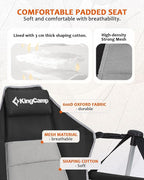 KingCamp Hammock Camping Chair, Swinging Portable Folding Camp Chairs for Adults Max 400lbs Heavy Duty Foldable Oversized Rocker with Aluminum Alloy Frame Cup Holder for Outdoor Beach Patio Sport
