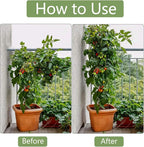 Garden Plant Stakes 36 Inch 3Ft Steel Plant Stick Support, 25 Pack Tomato Stakes for Growing Climbing Plants, Potted Plants, Tomatoes, Trees, Cucumber, Beans, Fences Poles