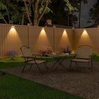 NIORSUN Solar Fence Lights,16 Pack Solars Deck Light,Warm White Color,Outdoor Bulb Waterproof Led IP65,Power Patio Lamp with Lenses for Outside/Backyard/Railing/Yard(White)