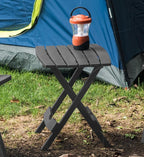 Adams Quik-Fold® Side Table - Charcoal