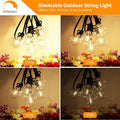 String Lights, 150 FT Warm White LED, Shatterproof and Waterproof