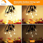 String Lights, 150 FT Warm White LED, Shatterproof and Waterproof