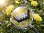 Solar Rose Lights Outdoor,2 Pack Waterproof Color Changing LED Flower Lights, with 12 LED Flowers, Solar Powered Garden Stakes for Yard, Patio, Artificial Floral Decorative Lighting, Yellow