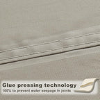 SUNNY GUARD Waterproof Sun Shade Sail 6' x 8' Taupe Rectangle UV Block Sunshade for Backyard Yard Deck Patio Garden Outdoor Activities and Facility(Customized)