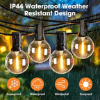 LED Bulbs, 50 Count G40 Clear Plastic E12 Dimmable