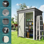 Gizoon 5 'x 3'Outdoor Storage Shed - Image 4