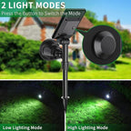 JSOT 600 LM Solar Spotlights Outdoor for Garden,IP65 Waterproof Solar Spot Lights Landscape Lighting for Walkway Wall Garden Backyard Path Pathway Driveway 18LED Beads Cool White 4 Pack