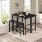 Narrow Bar Table, 63-Inch Pub Table for Dining Room, Counter Bar Tables with Sturdy Metal Frame, Connectable Bar Table, Multifunctional Console Table, Black BTBK1601