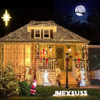 Indoor String Lights: 900 LED Warm White Curtain Lights, 9.5 x 29.5 ft