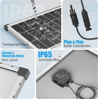Solar Panel Charger Kit: 100W 12V Solar Panel - Image 2
