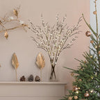 Indoor String Lights, Brown Twig Branches with 200 Warm White LEDs
