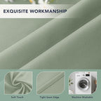 Outdoor Curtains for Patio Waterproof - 6 Panels Privacy Weatherproof Outside Curtains with Grommets for Pergola, Gazebo, Porch, Cabana, Balcony, 54 x 108 Inch, Sage Green