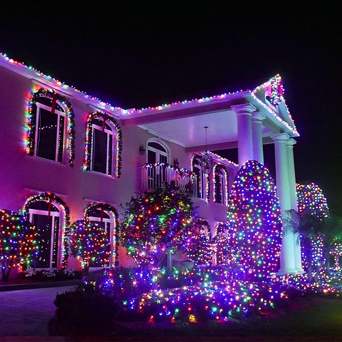 String Lights 163 ft 500 LED Multicolor for Outdoor Use