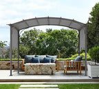 85''x 208'' Universal Doubleton Steel Pergola Replacement Cover for Pergola L-PG080PST, (Gray)