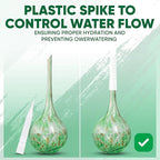 Plant Watering Globes Set of 2 - Small Self Watering Globes for Indoor & Outdoor Plants - Multicolored, Automatic, Glass Watering Bulbs for Daily Use, Plant Watering Devices