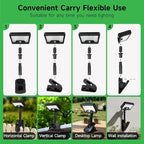 Solar Fence Lights Outdoor, 3CCT Motion Sensor Clip On Light - Image 8