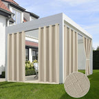 HolidayIdeas Linen Outdoor Curtains by HolidayIdeas
