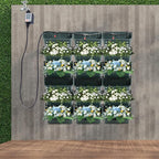 18 Pots Self-Watering Vertical Garden Planter Wall Mounted,with Smart Automatic Watering System, Digital Timer,Space Saving Wall Planter for Herbs Vegetables Fruits Flowers (Green)