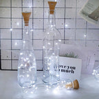 Indoor String Lights for Wine Bottles, 8 Pack Cool White Solar