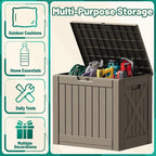 Devoko 40 Gallon Deck Box Outdoor Storage Box Waterproof - Image 4