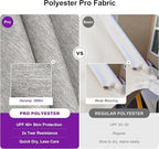 PURPLE LEAF 10 FT Outdoor Umbrella with Base Patio Cantilever Aluminum Umbrella with 3 Years Fade Resistance Recycled Fabric Offset Square with 360-degree Rotation for Deck Pool Garden, Pebble Grey