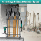 EVERHANGER Garden Tool Organizer Stand, Garage Tool Storage Organization - Image 6