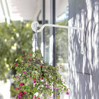 BOLITE Plant Hangers, 10 Inch Hanging Plant Brackets Outdoor Indoor, Wall Hooks for Hummingbird Feeders, Bird Feeders, Planters, Lanterns, Wind Chimes, Home Decor, 2 Pack, White, Gifts for Women Men