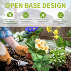 Oval Galvanized Planter Box, Metal Raised Garden Bed - 0.8MM Thick- Ideal for Outdoor Gardening and Planting of Vegetables Flowers Fruits Succulent Plants and Others (Silver, 6X3X1 FT)