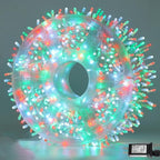 String Lights, 500 LED, 165ft Outdoor Christmas Lights in Red, White and Green