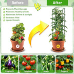 Legigo 2 Pack Square Tomato Cages for Garden- Up to 60 Inch Tomato Plant Support Stakes Cage, Heavy Duty Steel Tomato Trellis Garden Stakes for Raised Garden Bed Climbing Vegetables Cucumbers Flowers