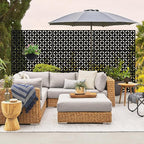 72" H×47" W Metal Privacy Screen, Outdoor Indoor Privacy Screens - Image 8