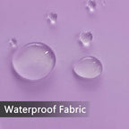 SpaceDresser Waterproof Outdoor Sheer Curtains for Patio - 4 Panels Rod Pocket Indoor Voile Sheer Curtain for Living Room,52W x 108L inch, Lavender