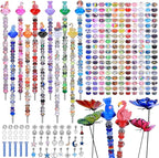 Decorative Garden Stakes DIY Kit, 252 Pieces, Fairy Tale Colors