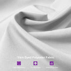 PURPLE LEAF 9'×11.5' Cantilever Patio Umbrella with Base Rectangle Offset Outdoor Umbrella Cover with Zipper for Garden Deck Pool White