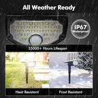 AloftSun Solar Motion Sensor Outdoor Lights,Waterproof Motion Sensor Spot Lights- 30 LED/3 Modes Solar Powered Spotlights,Landscape Lighting for Yard and Garden, Cool White,6 Pack