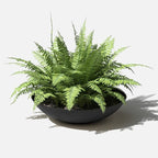 Veradek Mason Series Lane Bowl Planter| for Indoor or Outdoor Tabletops/Gardens |Made from Plastic-Stone Composite with Drainage Holes|Modern Décor for Flowers, Succulents, Small Plants
