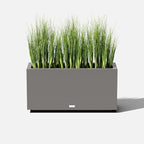Veradek Block Series Long Box Planter - Large Rectangular Planter for Indoor or Outdoor Patio/Porch | Durable All-Weather Use with Drainage Holes | Modern Décor for Tall Plants, Flowers or Shrubs