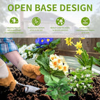 Oval Galvanized Planter Box, Metal Raised Garden Bed - 0.8MM Thick- Ideal for Outdoor Gardening and Planting of Vegetables Flowers Fruits Succulent Plants and Others (Silver, 5X2.7X1 FT)