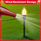 60 Pcs 7.5 Inch Christmas Light Stakes, Christmas Yard Stakes for C7 C9 Christmas Lights, Garden Path Walkway Holiday Decorations(Black)
