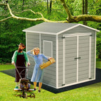Haull Outdoor Storage Shed Floor Moat Waterproof Outdoor Carport Mat Thickened - Image 2